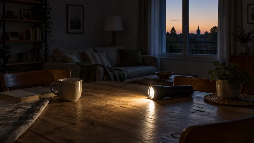 Illustration d’un logement pendant une coupure d’électricité
